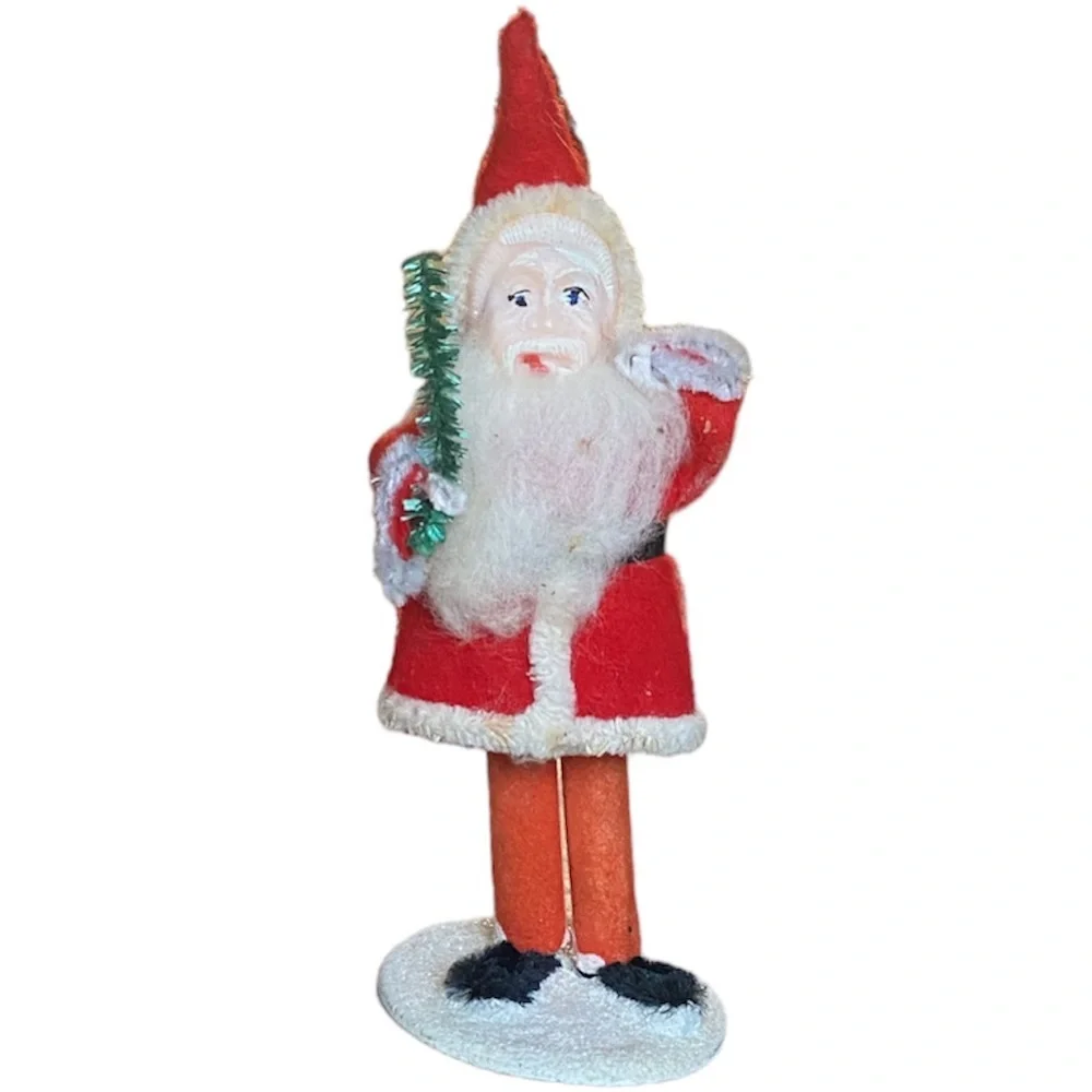 Antique Christmas Ornament Vintage Father Christmas Santa Christmas Decorations